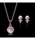 SET689 - Floral Pearl Fashion Necklace Set